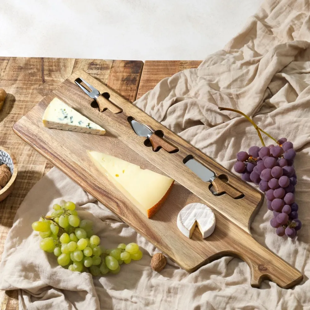 Deska do serów Fromage Set z nożami * HowHomely Best