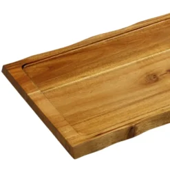 Deska do serwowania z drewna akacjowego FSC z naturalną krawędzią 37,5x24x1,8 cm * Kesper Outlet