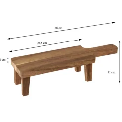 Deska podłużna z drewna akacji 38x11 cm * Excellent Houseware Best