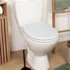 Deska sedesowa uniwersalna biała efekt drewna * TENDANCE Outlet