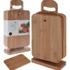 Deski bambusowe na stojaku zestaw 6 szt * Excellent Houseware Online