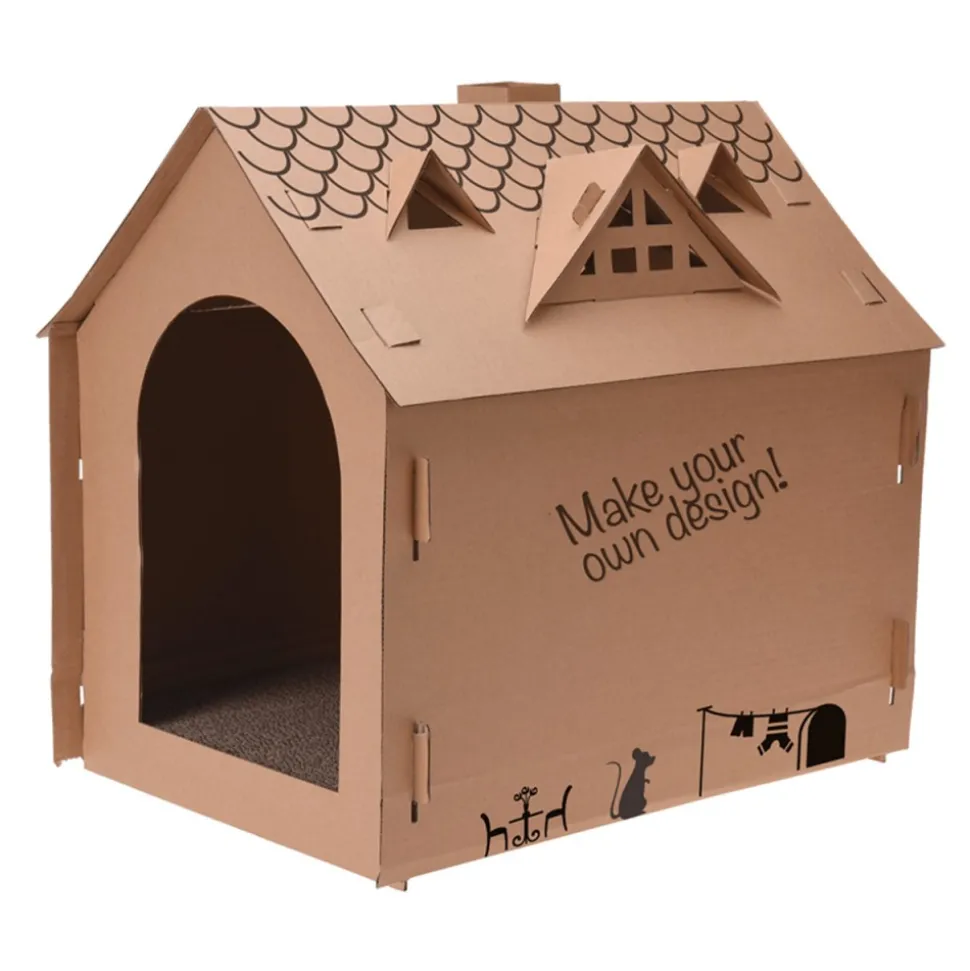 Domek kartonowy dla kota 48x44 cm