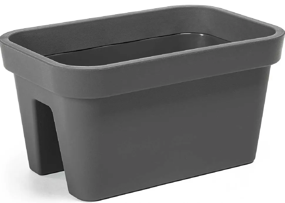 Donica balustradowa Lys antracyt 45 cm