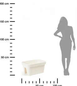 Donica balustradowa Lys kremowa 45 cm