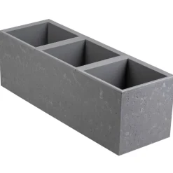 Donica Betonique na kółkach szary beton 90x30xh30 cm