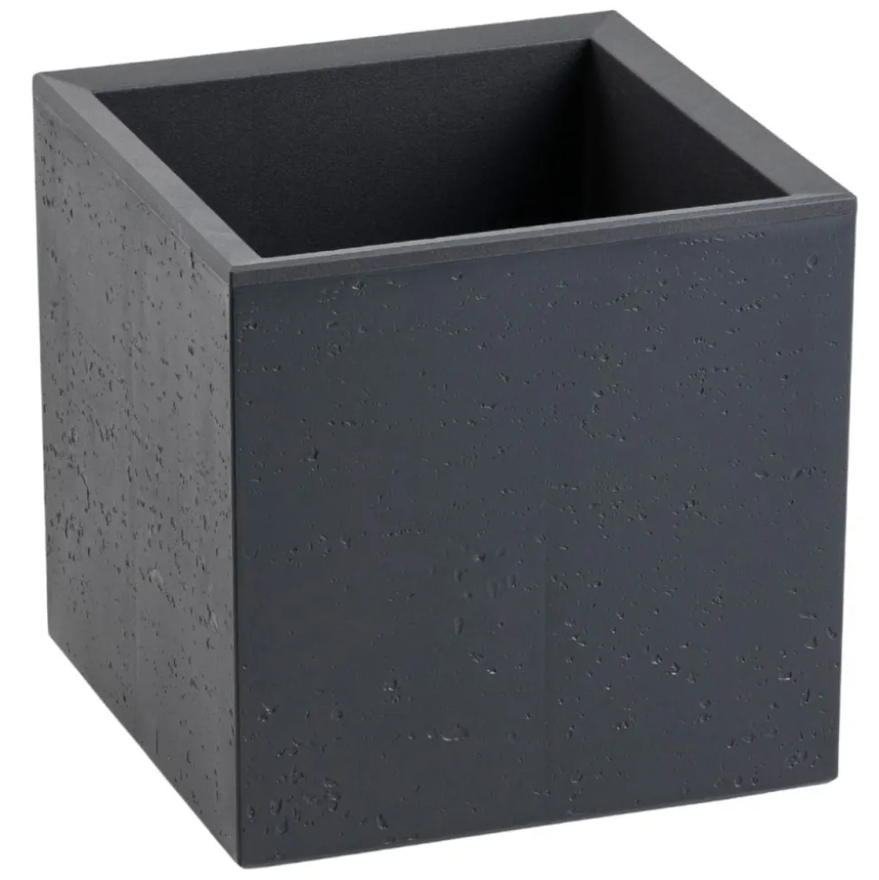 Donica Betonique na kółkach ECO antracyt 30x30xh30 cm