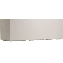 Donica Betonique na kółkach beton recykling beż 90x30xh30 cm
