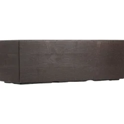Donica Betonique na kółkach deska coffee espresso 90x30xh30 cm