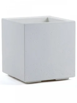 Donica Betonique na kółkach recykling beton kremowy 30x30xh30 cm