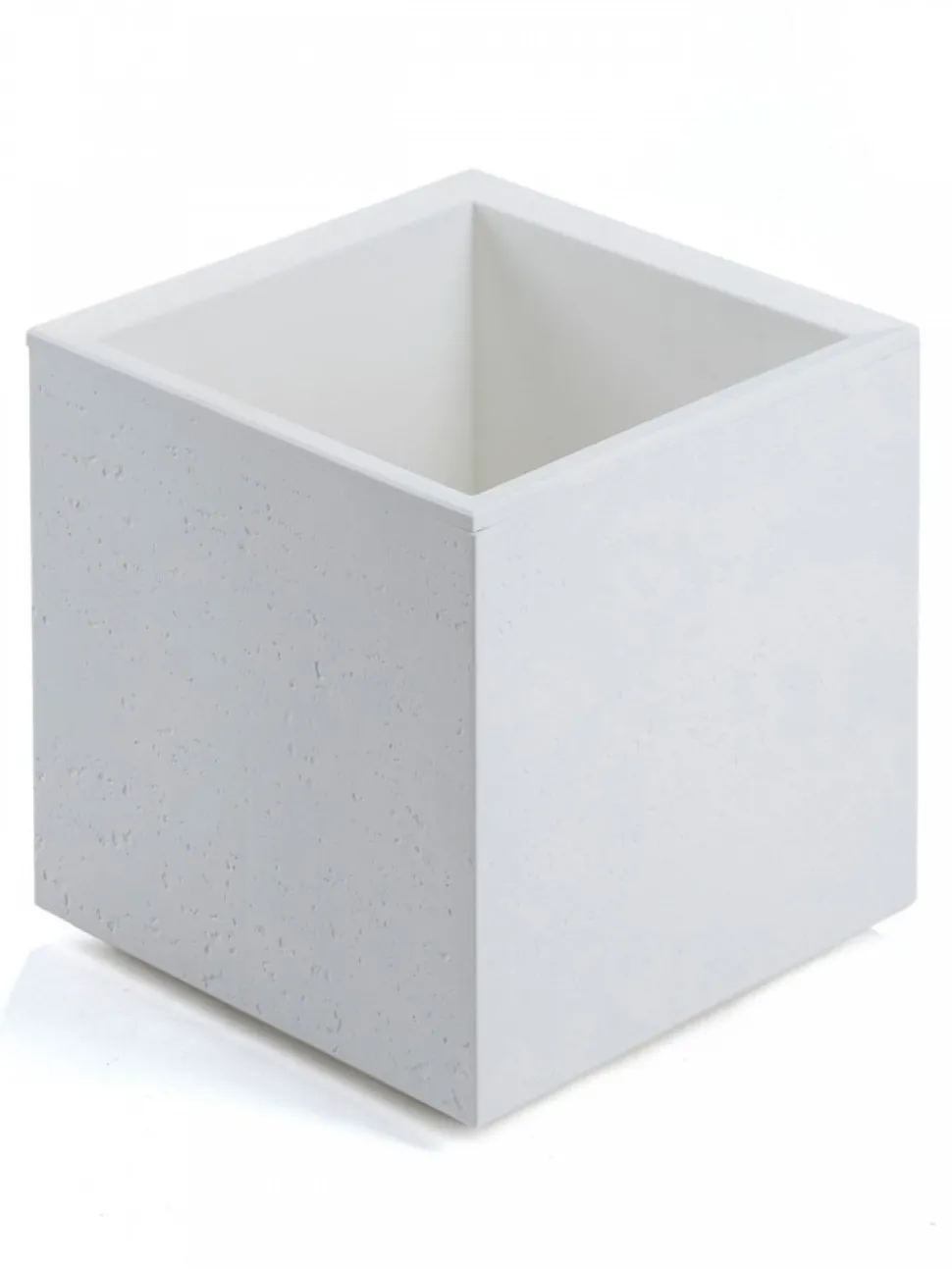 Donica Betonique na kółkach recykling beton kremowy 30x30xh30 cm