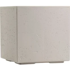 Donica Betonique na kółkach beton recykling beż 30x30xh30 cm