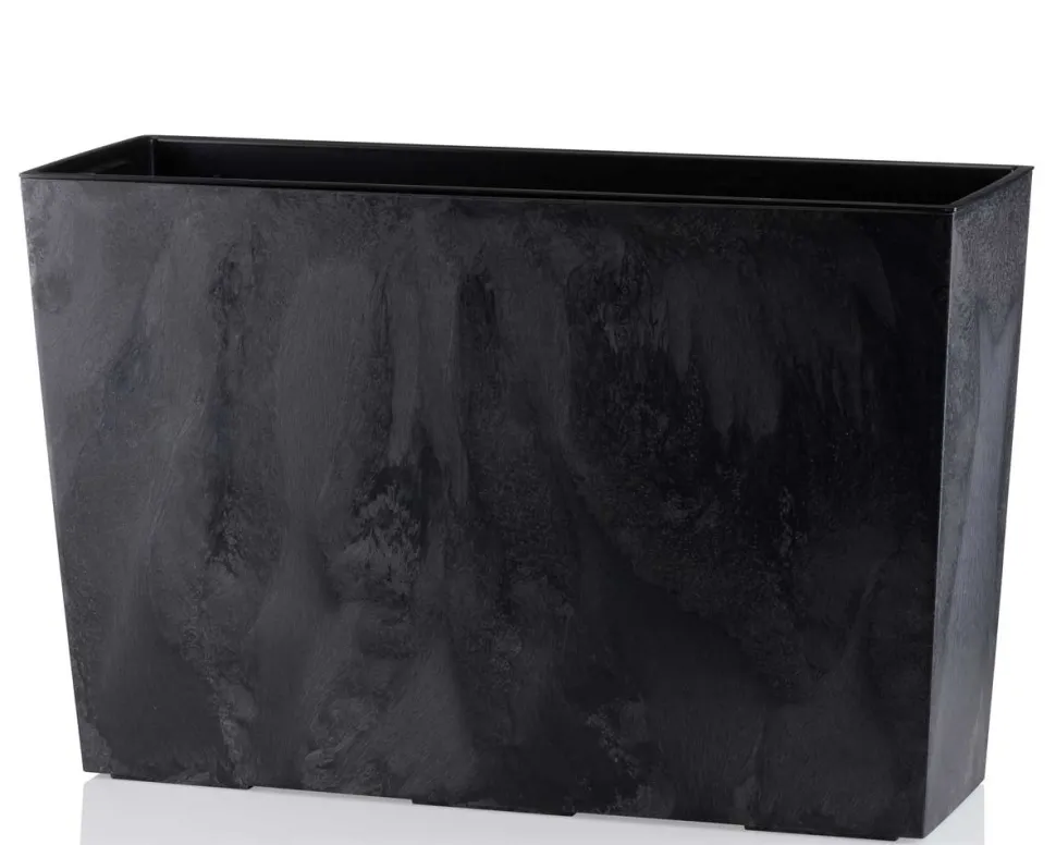 Donica Bloom Czarny Beton h36x56cm