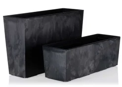 Donica Bloom Czarny Beton h36x56cm
