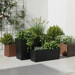 Donica Bloom Riflo czarny h36,2x56,1cm