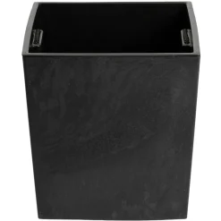Donica Flore Czarny Beton h30,5x29,5x29,5 cm