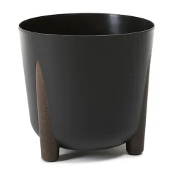 Donica Moss ECO recykling czarna 30xh28 cm