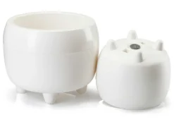 Donica na nóżkach botanica kremowa 30xh24 cm