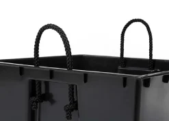 Donica Porto Czarny Beton h68x35x35 cm