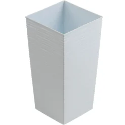 Donica Porto Riflo biała h36,6x18,9x18,9 cm