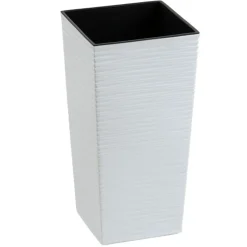 Donica Porto Riflo biała h36,6x18,9x18,9 cm