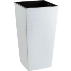 Donica Porto Riflo biała h75x39,6x39,6 cm