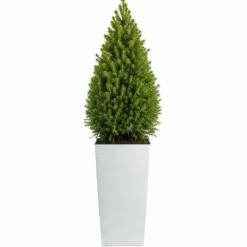 Donica Porto Riflo biała h75x39,6x39,6 cm