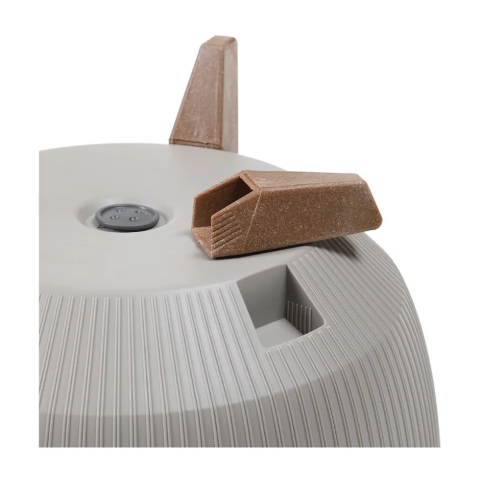 Donica Rosa linea ECO recykling biała 29xh18 cm