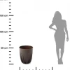 Donica Stripped ECO coffee espresso 39xh46 cm