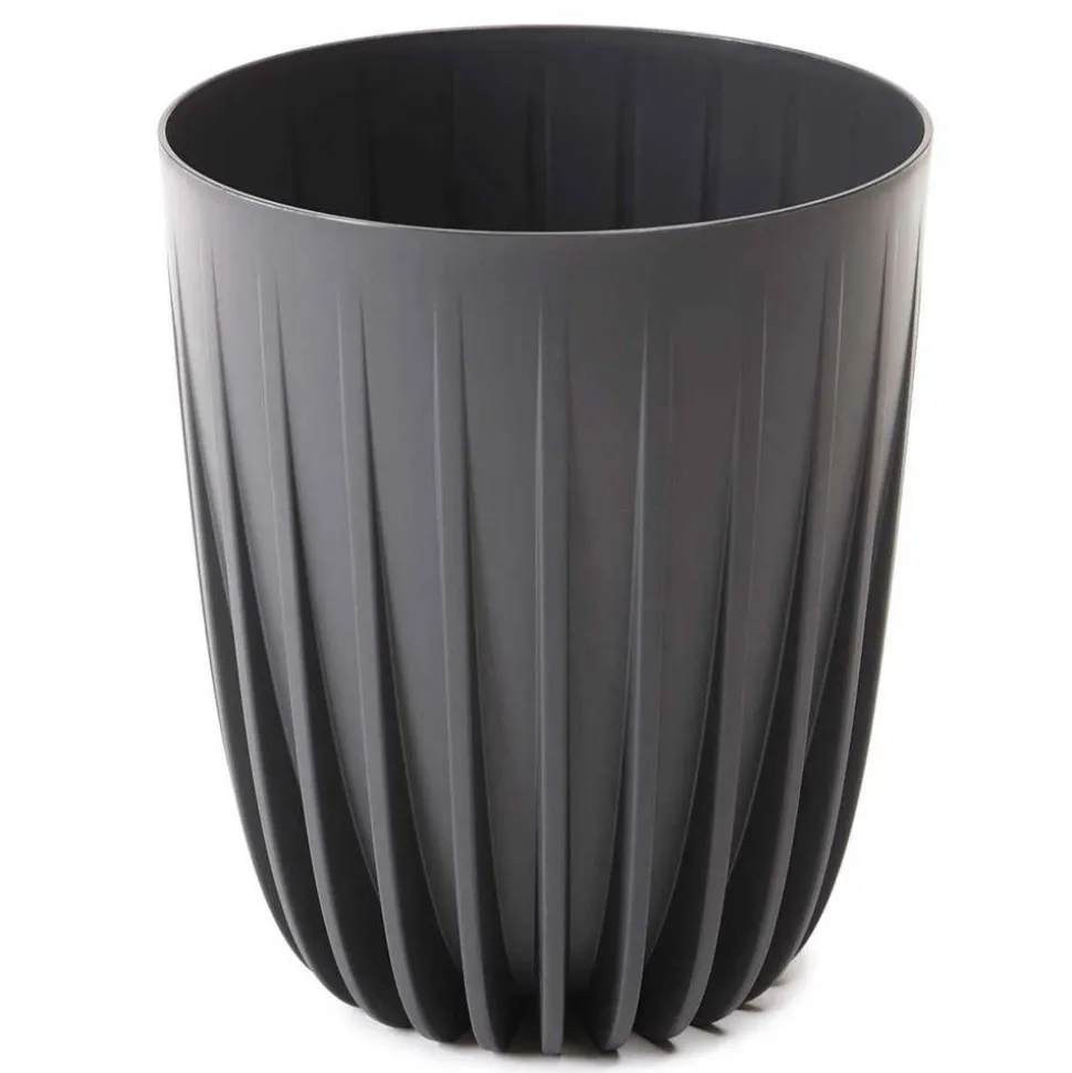 Donica Stripped ECO recykling antracytowa 39xh46 cm