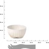Donica Stripped ECO wood biała 24xh14 cm