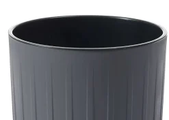 Donica Stripped Wysoka ECO recykling antracytowa 25xh42 cm