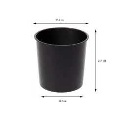Donica Stripped Wysoka ECO wood naturalne drewno 25xh42 cm