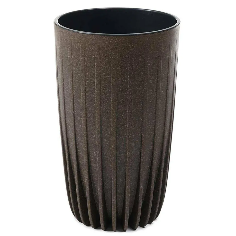 Donica Stripped Wysoka ECO coffee espresso 30xh51 cm