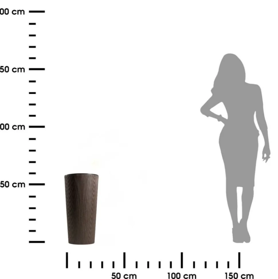 Donica Urbanika coffee espresso h57,1x29,5 cm