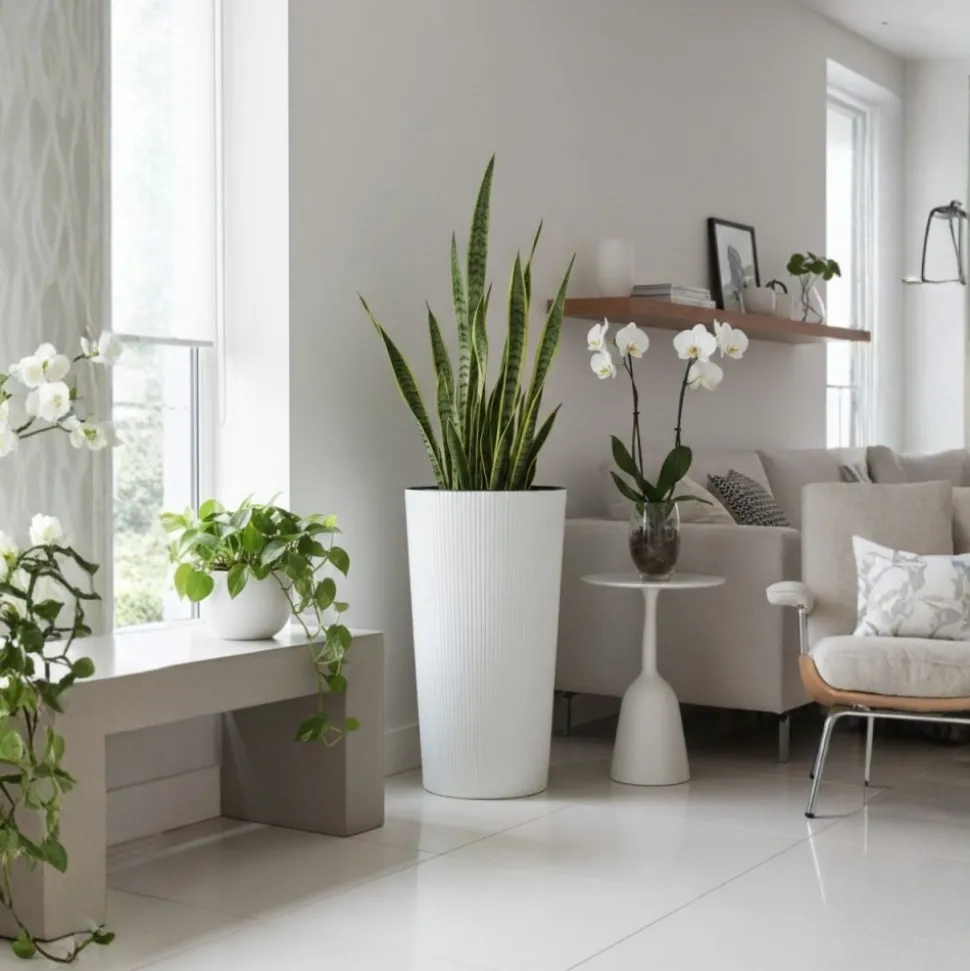 Donica Urbanika ECO biały h75x40,9 cm