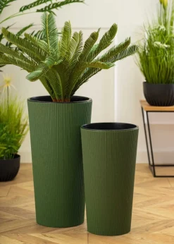 Donica Urbanika ECO wood zielony h46 cm