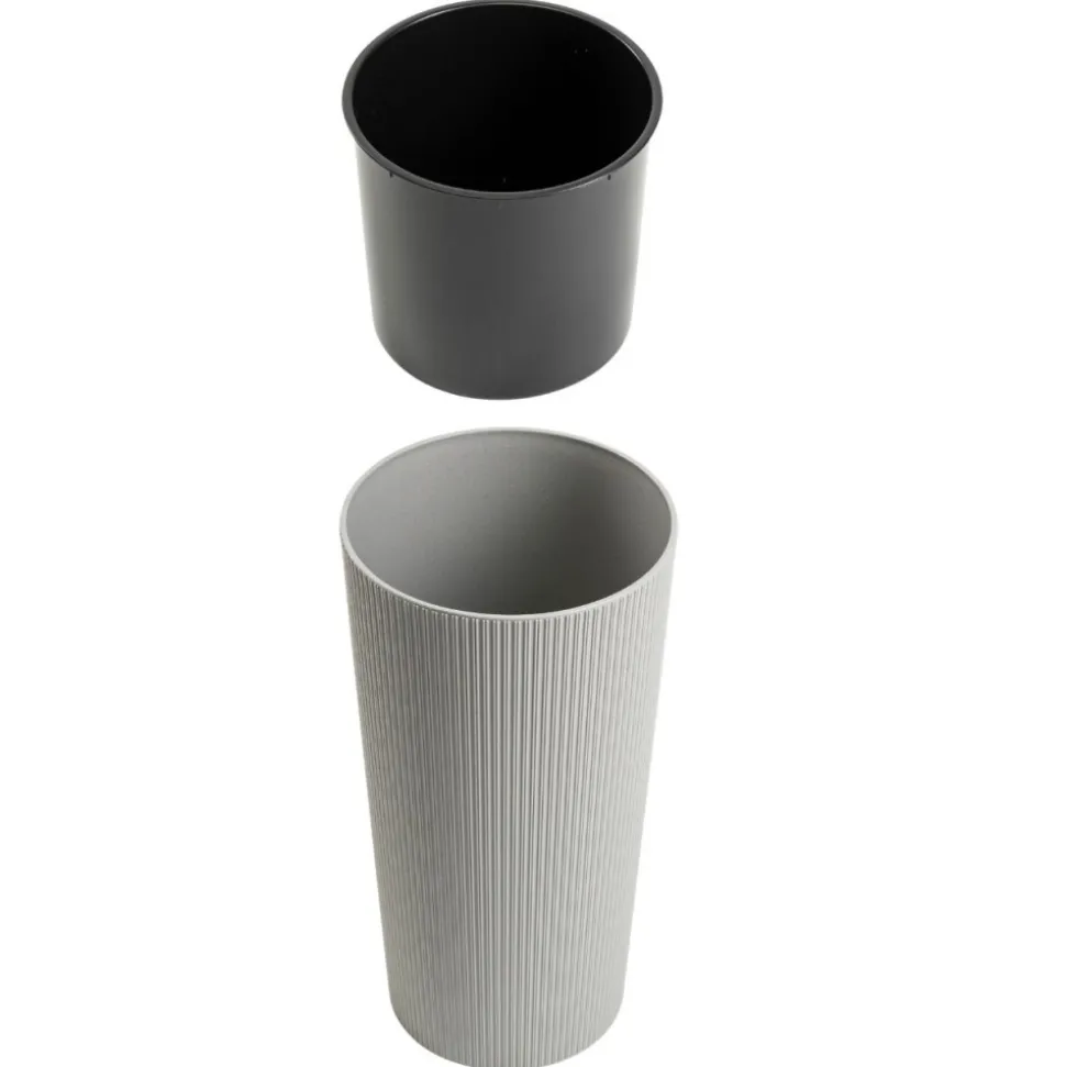 Donica Urbanika ECO wood szary h36,4x19,6 cm