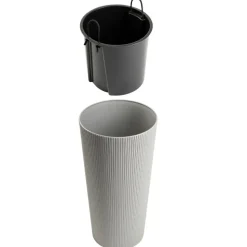 Donica Urbanika ECO wood szary h57,1x29,5 cm