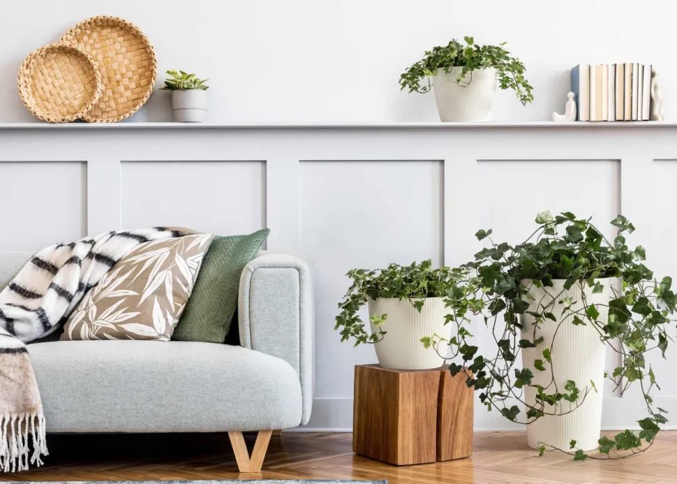 Donica Urbanika ECO wood biały h36 cm