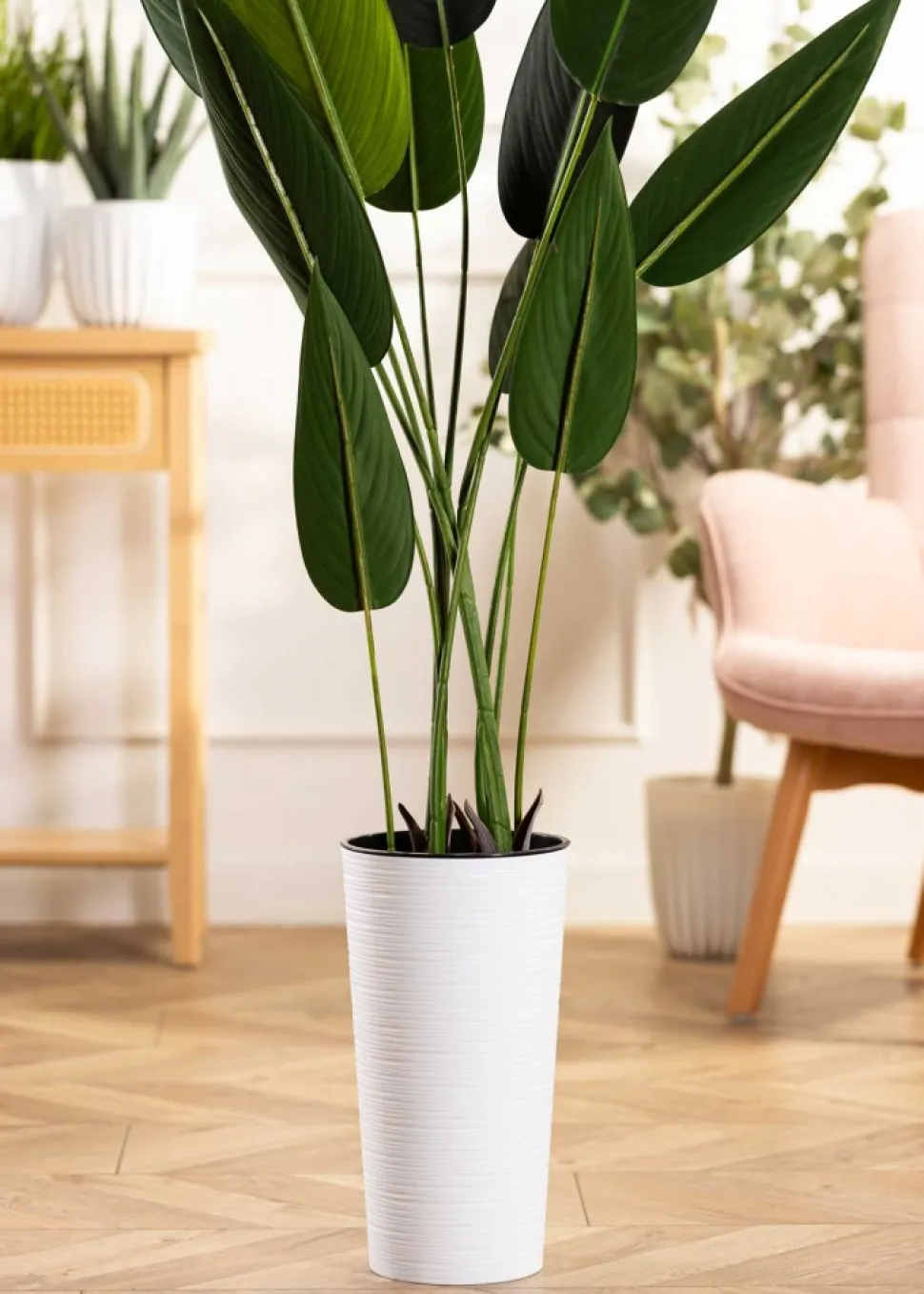 Donica Urbanika Riflo biały h36 cm