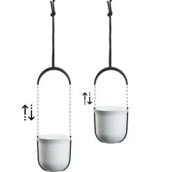 Donica wisząca AERA HANG biała 17,9 cm
