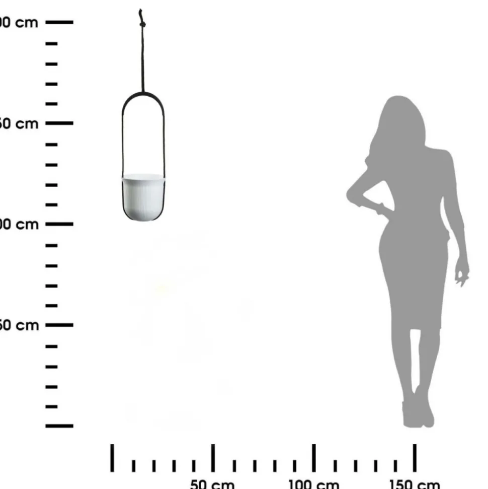 Donica wisząca AERA HANG biała 17,9 cm