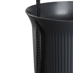 Donica wisząca AERA HANG recykling antracyt 17,9 cm