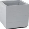 Donica Betonique deska recykling szara h40x40 cm * HowHomely Outlet