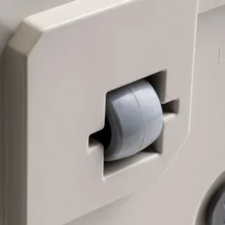Donica Betonique na kółkach beton recykling beż 30x30xh60 cm * HowHomely Sale