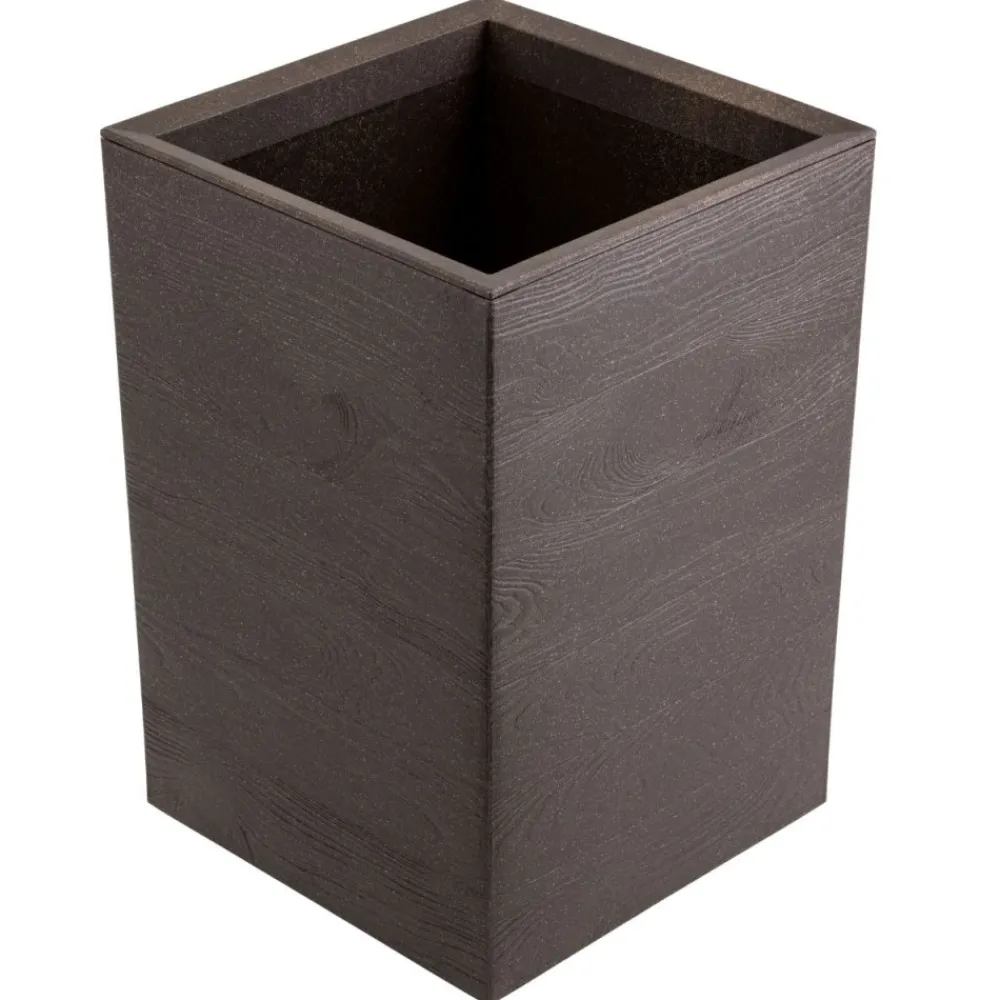 Donica Betonique na kółkach deska coffee espresso H60x40 cm * HowHomely Outlet