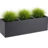 Donica Betonique na kółkach ECO antracyt 90x30xh30 cm * HowHomely Online