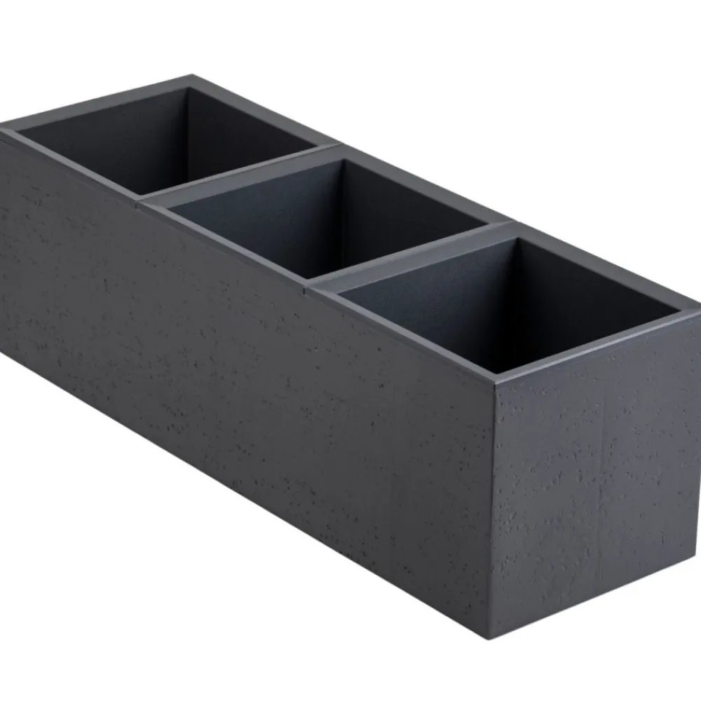 Donica Betonique na kółkach ECO antracyt 90x30xh30 cm * HowHomely Online