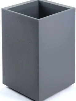 Donica Betonique na kółkach recykling beton szary H60x40 cm * HowHomely Best