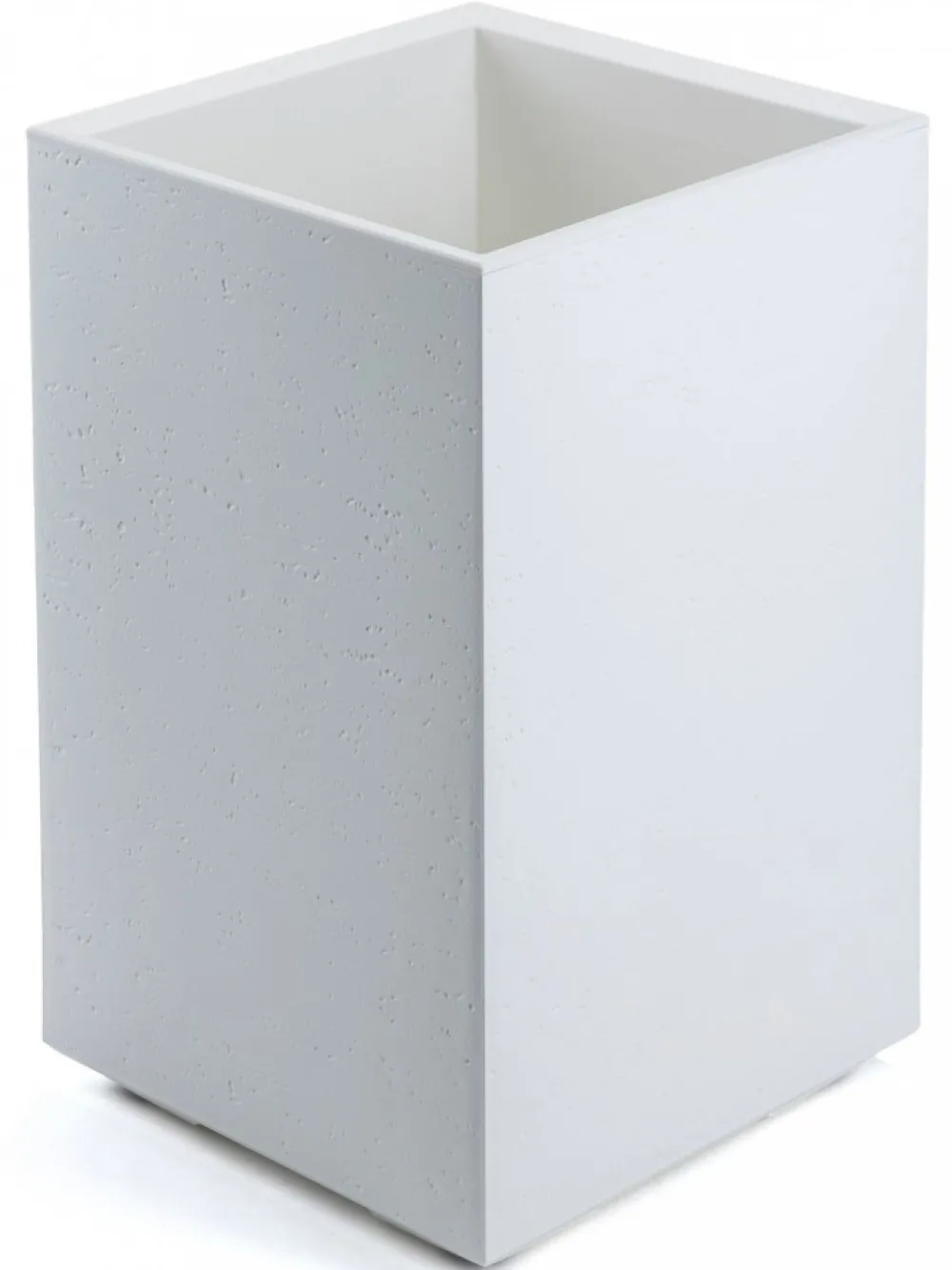 Donica Betonique na kółkach recykling beton kremowy H60x40 cm * HowHomely Discount